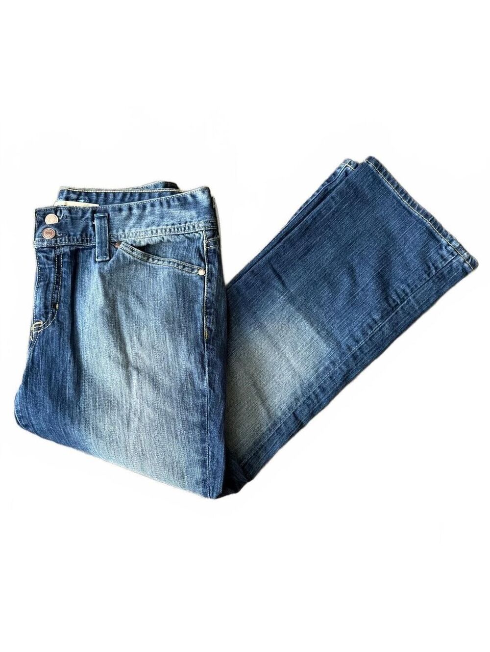 Gap Low Rise Cropped Womens Denim Jeans Size 10 Streetwear Ankle City Americana